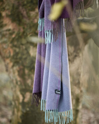Camel wool throw multicolored - Homadic 