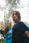 Cashmere shawl blue - Homadic 